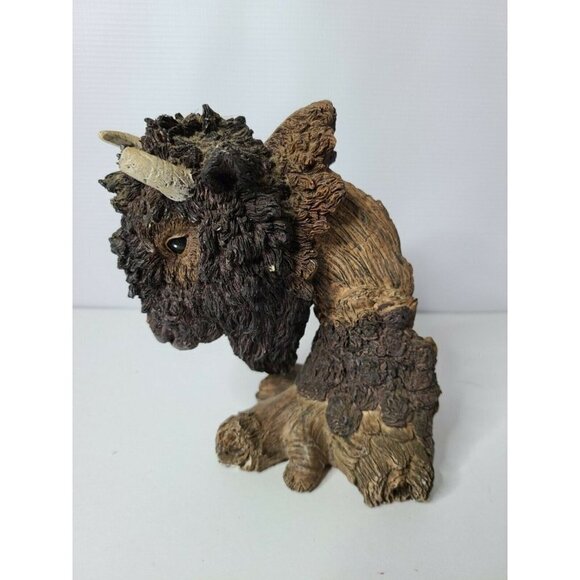 HERCO Ceramic Buffalo Figurine Professional Gift - Picture 1 of 10